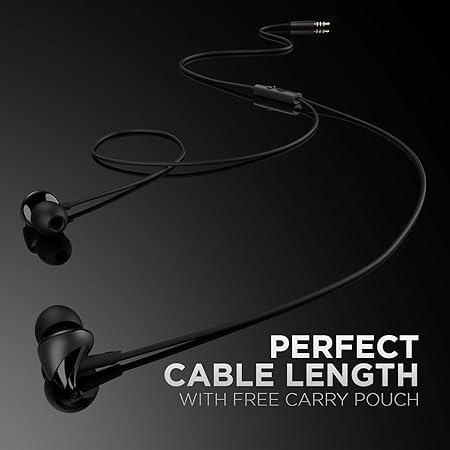 Boat BassHeads 100 in-Ear Headphones with Mic