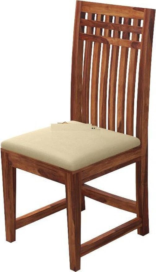 FURNITURE Solid Sheesham Wood Dining Table Set with Chairs